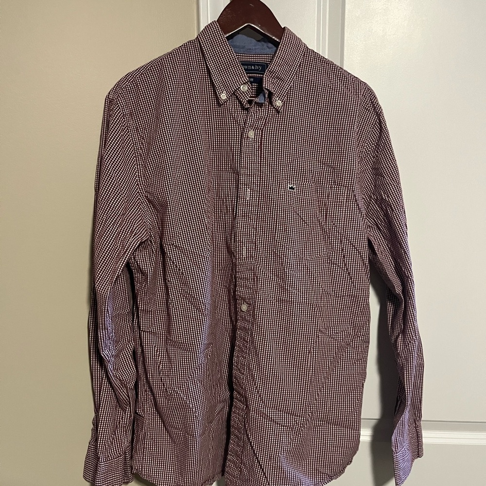Crown and Ivy Men's Checkered Shirt